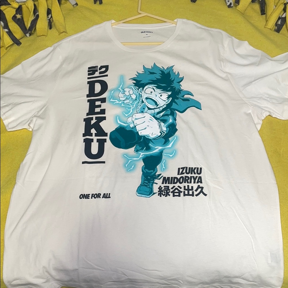 MHA (Anime) Old Navy Green Short Sleeve Tee